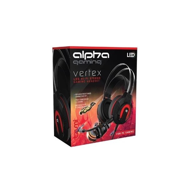 Tzumi Tzumi 6376BLK Vertex Gaming Headphones; Black 6376BLK